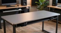 top studio desks with rack