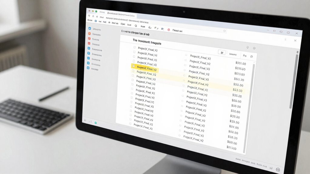 consistent naming and versioning
