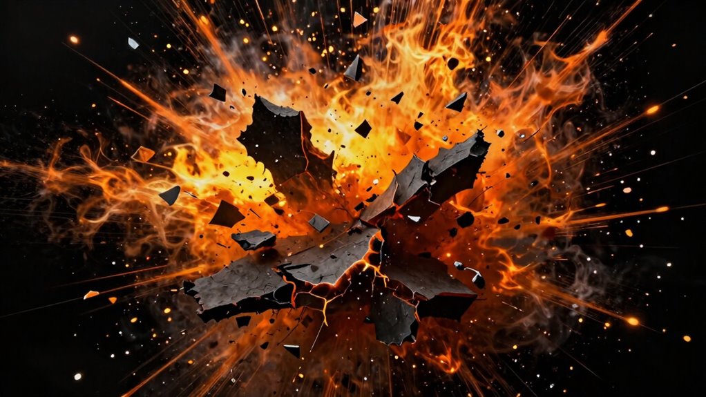 contrast effect creates explosion