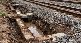 manage mud without track damage