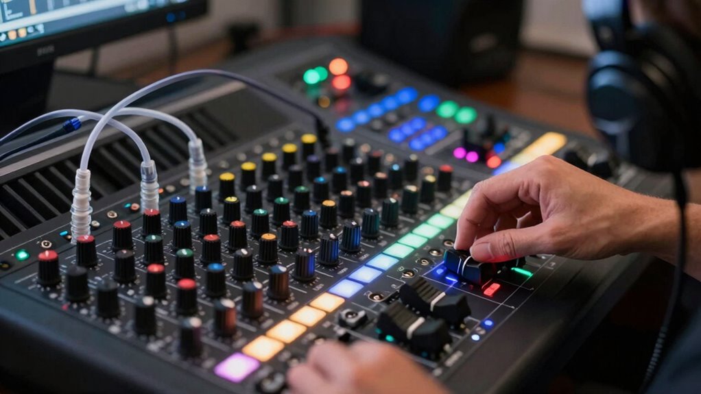 manage multiple headphone mixes