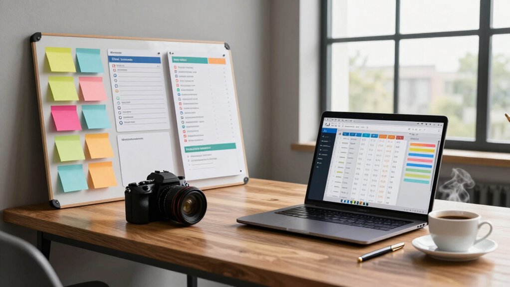 monitor and organize tasks