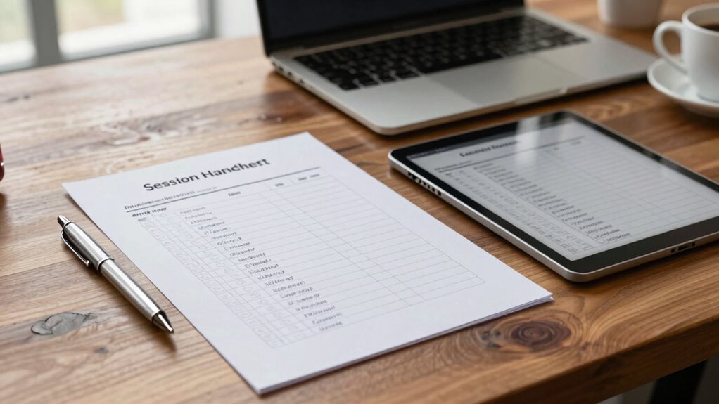 structured client session handoff