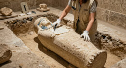 Archaeologists Discover Ancient Egyptian Mummy Buried with Pages from Homer’s Iliad: When Literature Guided Souls Through the Afterlife