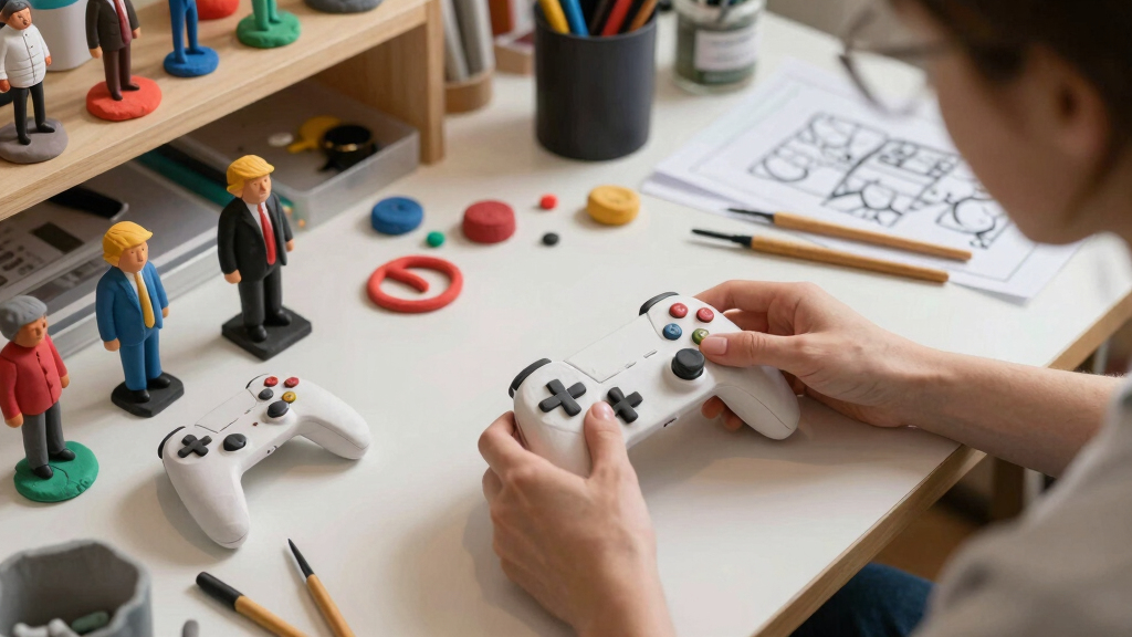Artists behind Trump statues on the Mall create video game to protest Iran war