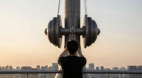 This 1000-ton tuned mass damper at the top of Shanghai Tower (632m) stabilizes the skyscraper during earthquake and typhoon by counteracting the building’s sway.