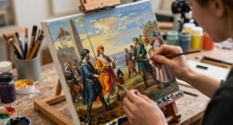 Delacroix's Entry of the Crusaders into Constantinople Restored