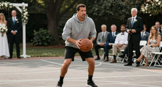Adam Sandler plays pickup game after officiating Taylor Swift-Travis Kelce wedding