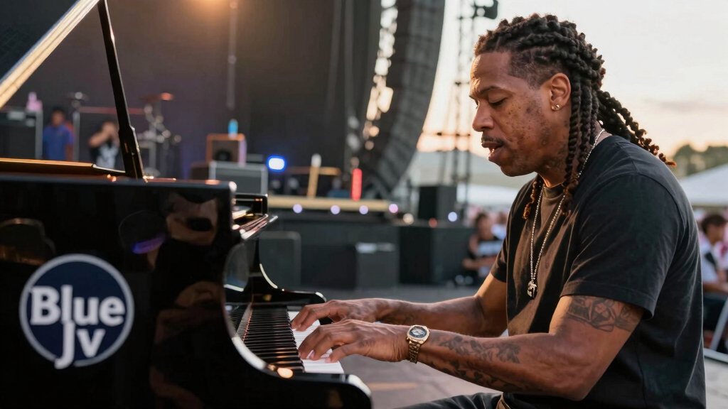 Blue Ivy Piano Jay Z Concert