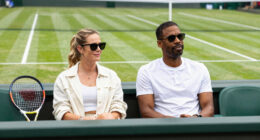 Chris Rock Enjoys Wimbledon with New Girlfriend Simone Henault