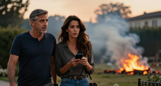 George and Amal Clooney Forced to Evacuate Home in France as Wildfires Burn