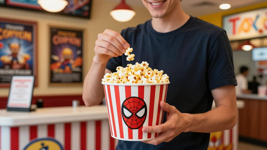 How to get special 'Spider-Man' popcorn buckets for 'Brand New Day'