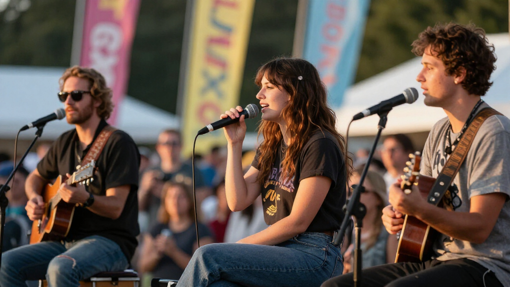 Lucy Dacus Brings Out Brandon Flowers, Hayley Williams, & More At Newport Folk Festival