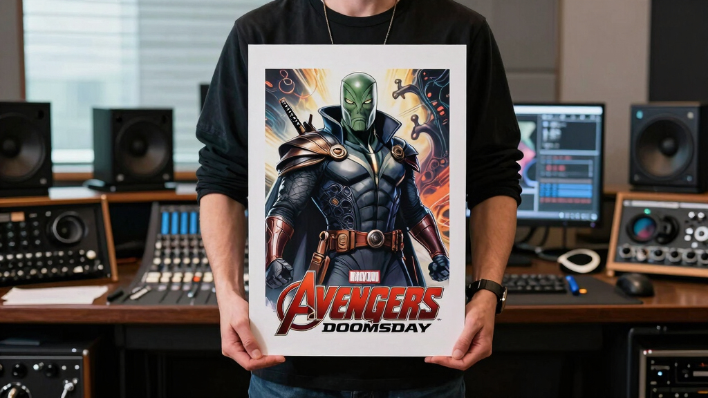 Marvel unveils 'Avengers: Doomsday' artwork with Doctor Doom at center
