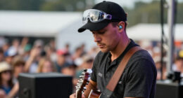 Billy Strings Wears A Helmet At Concert After Getting Hit With A Thrown Object