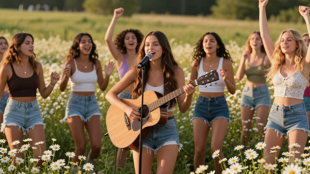 Olivia Rodrigo’s Daisy Chain Fields Showed The Power Of A Girls-to-the-Front Festival