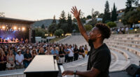Jon Batiste Shares Positivity And Spirituality At The Greek
