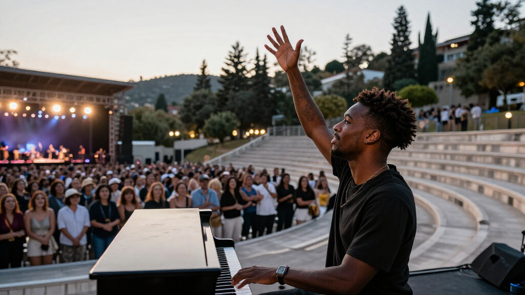 Jon Batiste Shares Positivity And Spirituality At The Greek