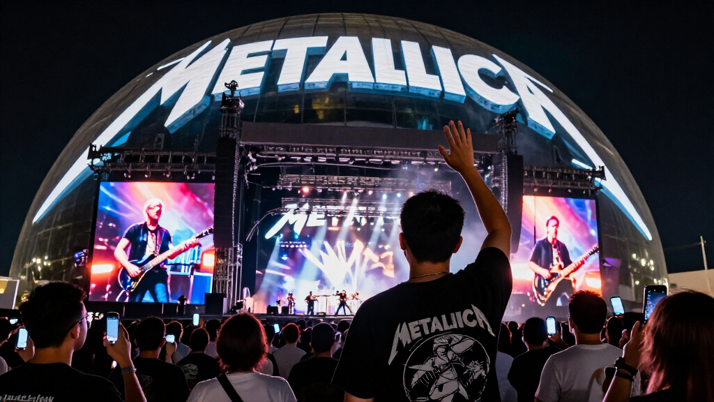 Metallica Share Pro-Shot Video Of Breathtaking Las Vegas Sphere Performances: Watch