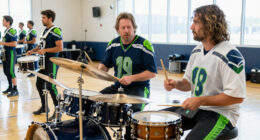Tool’s Danny Carey And The Cult’s John Tempesta Perform With Seattle Seahawks Drumline: Watch