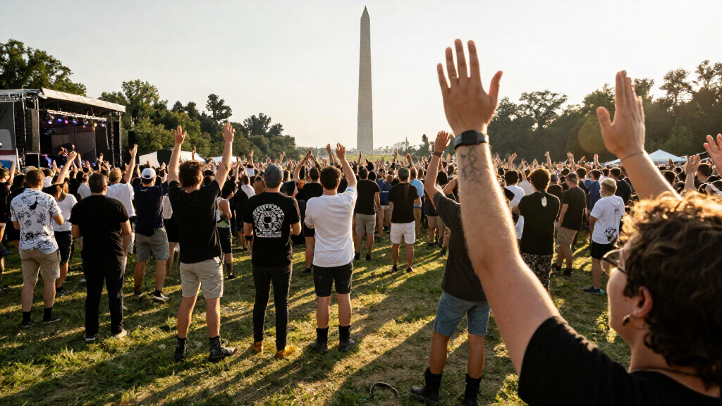 Turnstile Draw 60,000 Fans To Washington Monument, Raise Over $220,000 For Humanitarian Aid